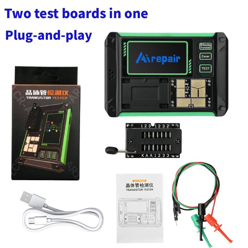 R/Diy Electronics - Comprobador de Transistores Multifuncional LCR-AR1, Medidor