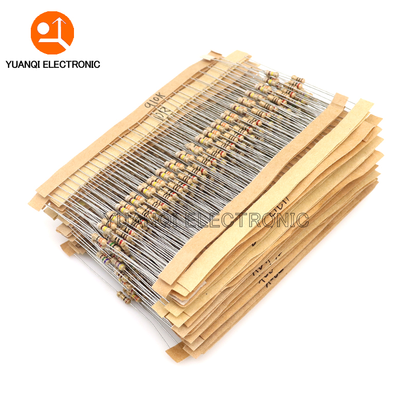 Resistor Kit 1 4W - Kit de resistencias de película de