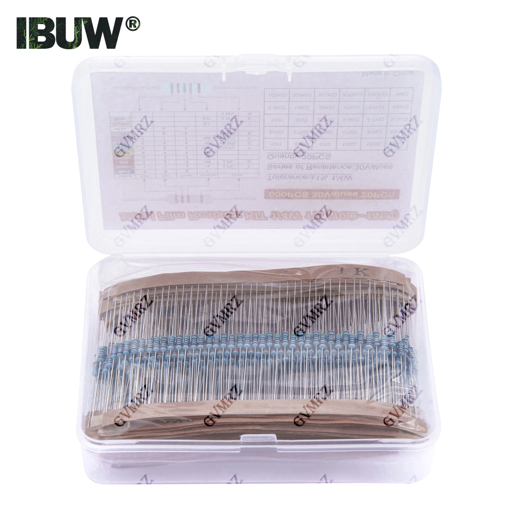 Resistor Kit 1 4W - Kit surtido de resistencias de película