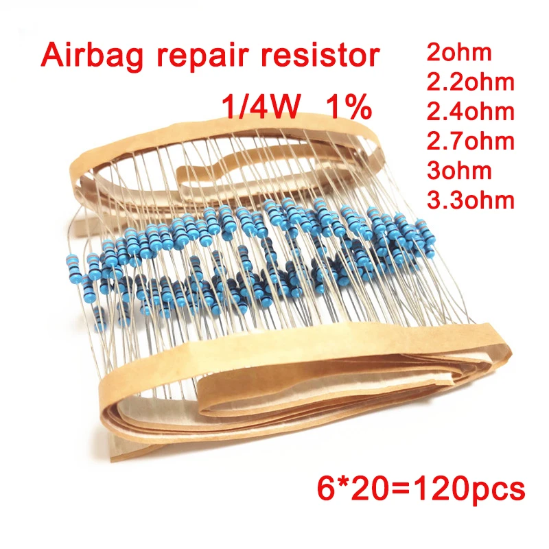 Resistor Kit 1 4W - Resistencia de película metálica para reparación