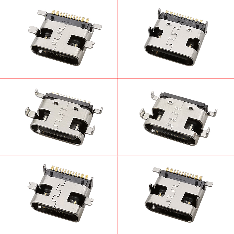 Smd Solder Paste - 10 Uds USB tipo C hembra