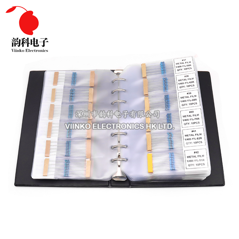 Resistor Kit 1 4W - Kit surtido de resistencias de película