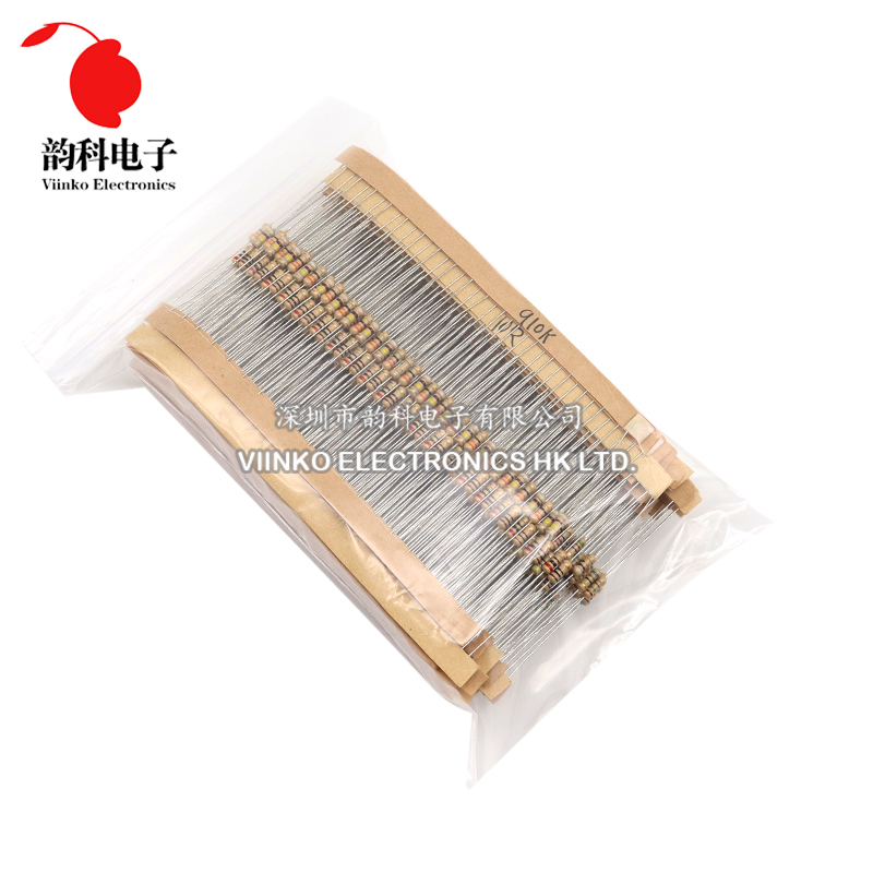 Resistor Kit 1 4W - Kit de resistencias de película de