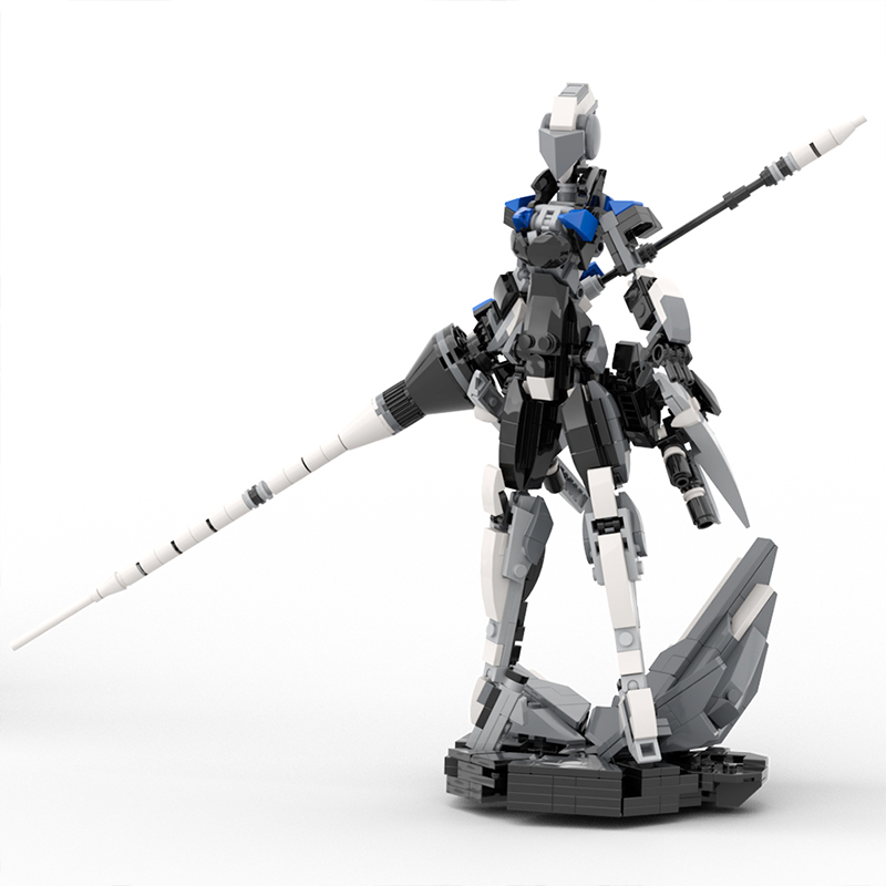 Diy Electronics Pdf - MOC Mech-Robot femenino Lancer Valkyrie, modelo