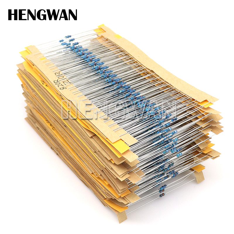 1/4W 1/8W 1/2W 1W 2W 1% Kit de - Resistor Kit 1 4W reseña y precio