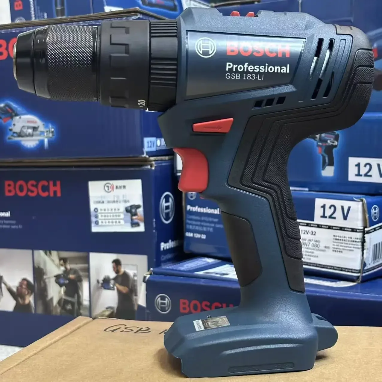 Taladro de impacto sin escobil - Bosch Drill Gsb 18V reseña y precio