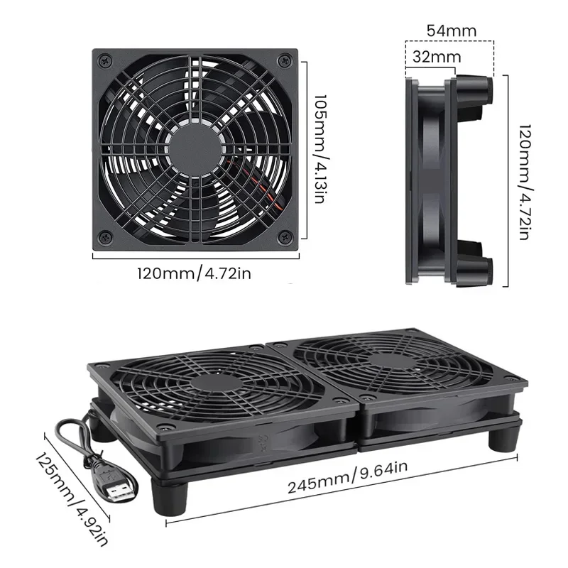 Ventilador de Refrigeración pa - Diy Electronics Case reseña y precio