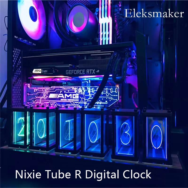 EleksMaker Nixie Tube R reloj  - R/Diy Electronics reseña y precio