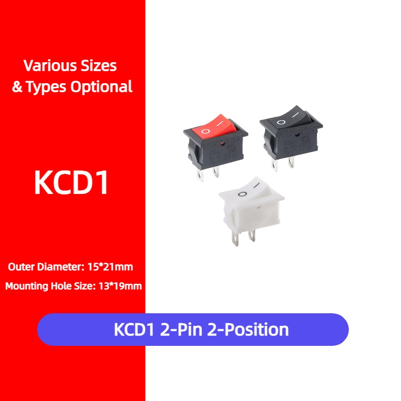 5 Piezas KCD1 Interruptor Basc - Diy Boat Electronics reseña y precio