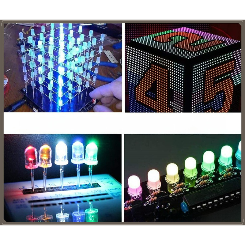 400 diodos LED de doble pin de - R/Diy Electronics reseña y precio