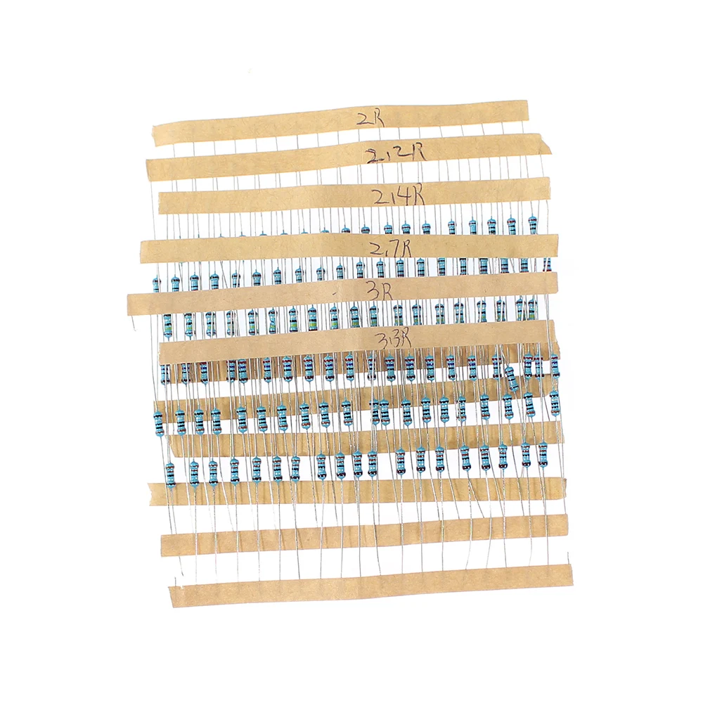 120 Uds 1/4W 1% Kit de resiste - Resistor Kit 1 4W reseña y precio