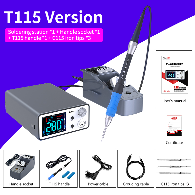 Estación de soldadura intelige - Diy With Electronics reseña y precio