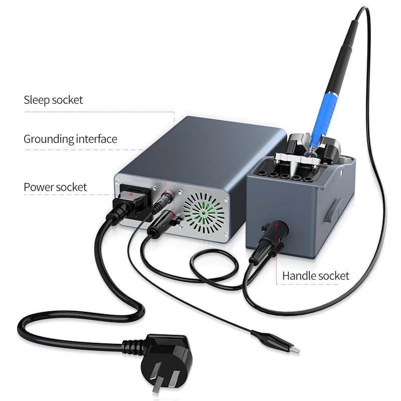 Estación de soldadura intelige - Diy With Electronics reseña y precio