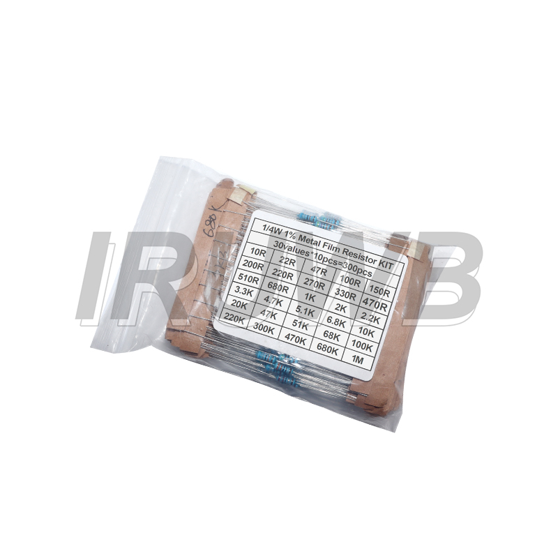 300 Uds 1/4W 1/2W 1W juego de  - Resistor Kit 1 4W reseña y precio