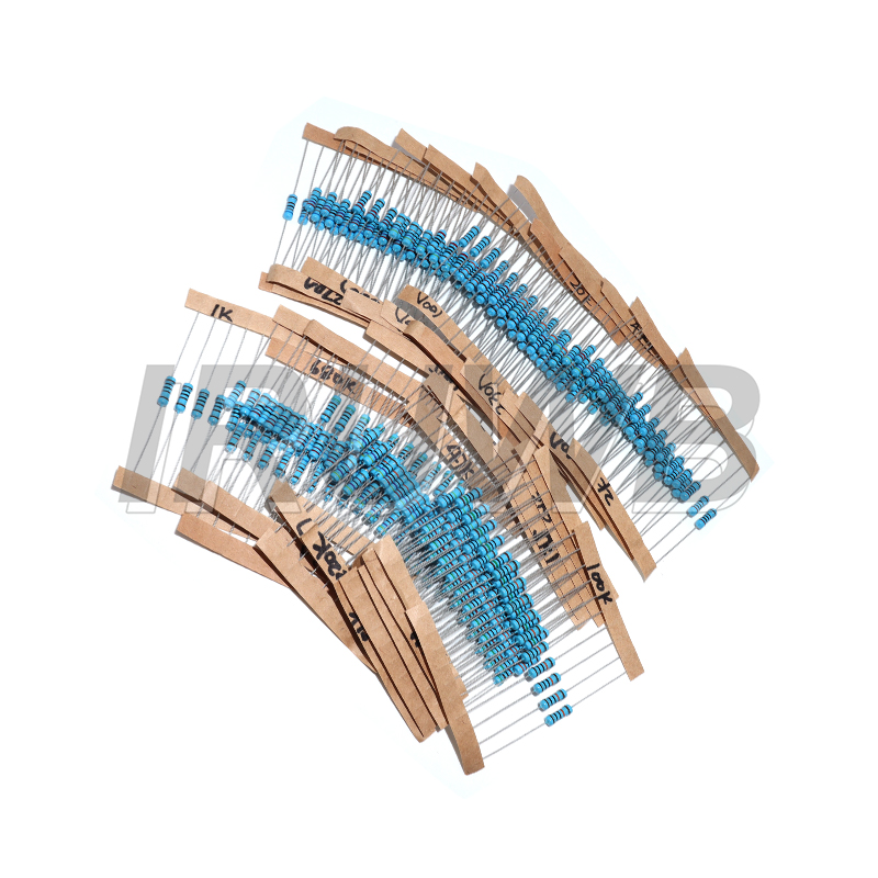 300 Uds 1/4W 1/2W 1W juego de  - Resistor Kit 1 4W reseña y precio