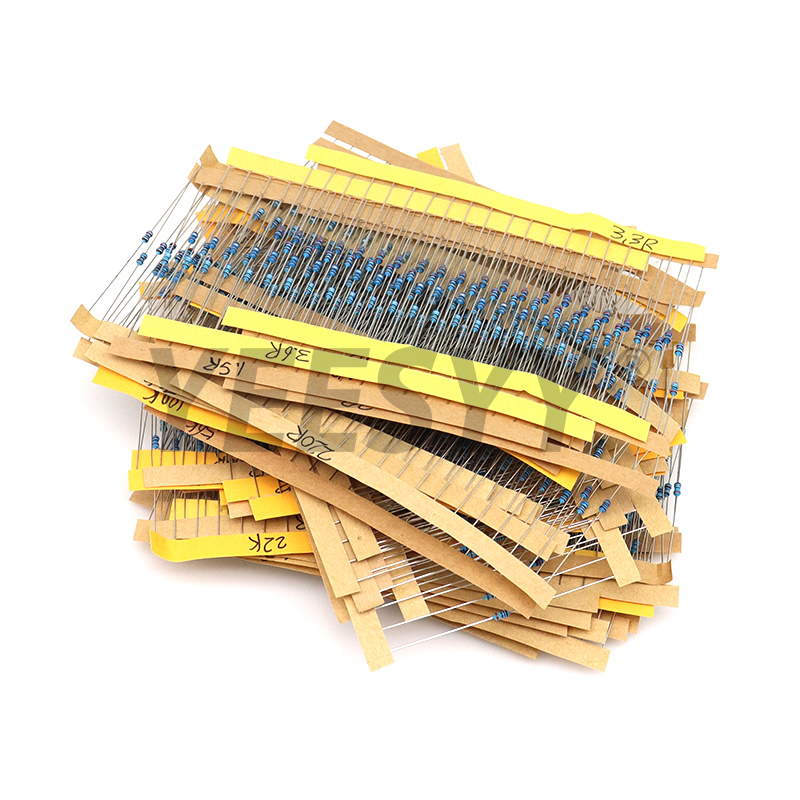 1/4W 1/8W 1/2W 1W 2W 1% Kit de - Resistor Kit 1 4W reseña y precio