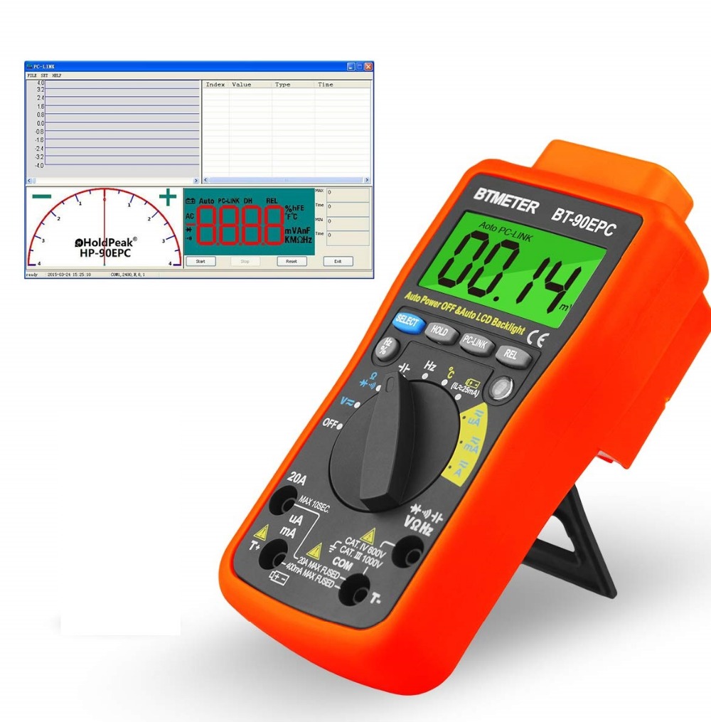 Multímetro Digital de BT-90EPC - Logic Analyzer Usb reseña y precio