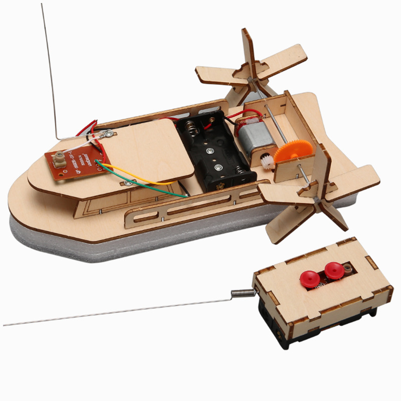 Barco de juguete de madera a C - Diy Boat Electronics reseña y precio