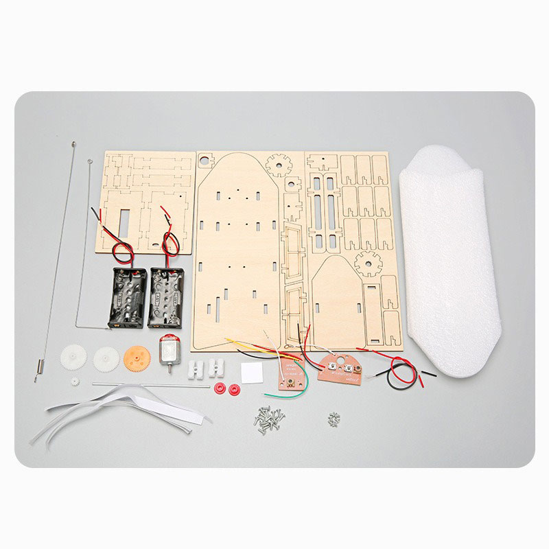 Barco de juguete de madera a C - Diy Boat Electronics reseña y precio