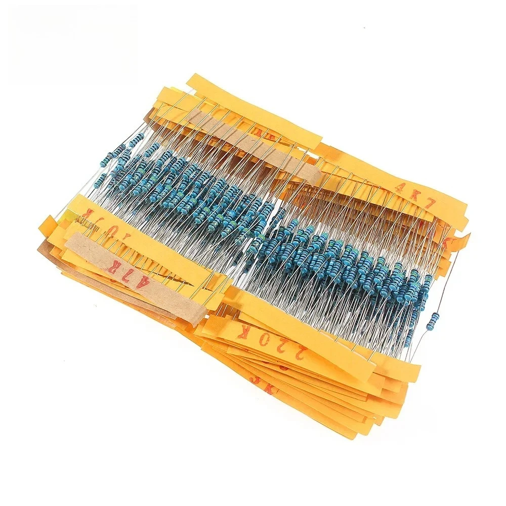 500 Uds 1% 1/4W Kit surtido de - Resistor Kit 1 4W reseña y precio