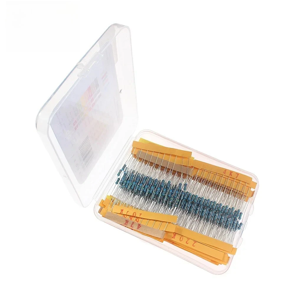 500 Uds 1% 1/4W Kit surtido de - Resistor Kit 1 4W reseña y precio