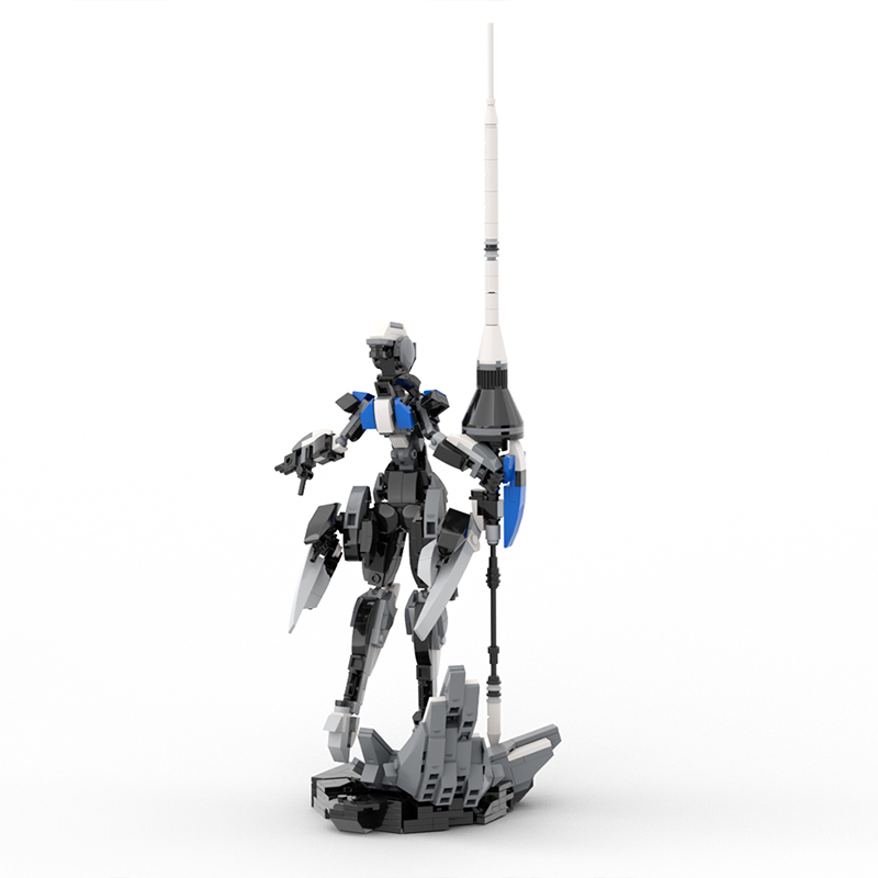 MOC Mech-Robot femenino Lancer - Diy Electronics Pdf reseña y precio