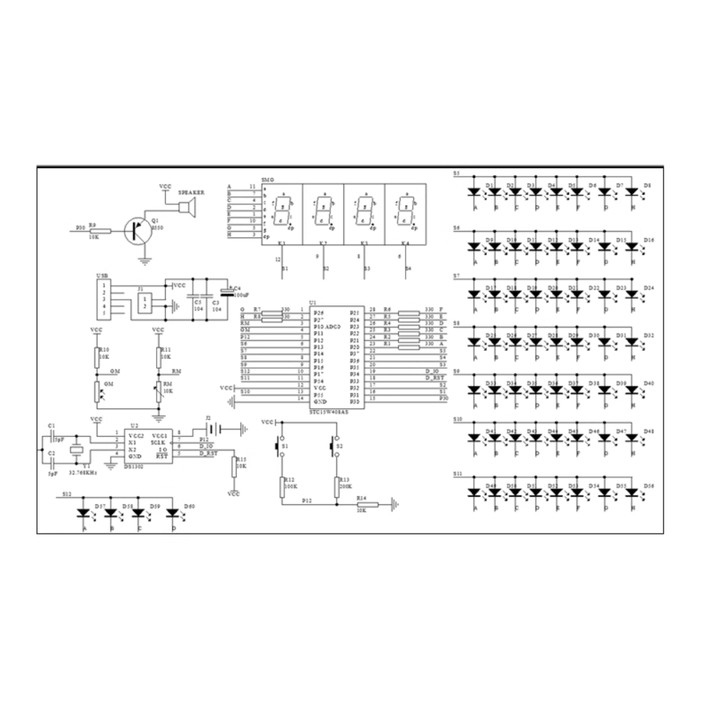Kit electrónico DIY, reloj LED - Pcb Etching Kit reseña y precio