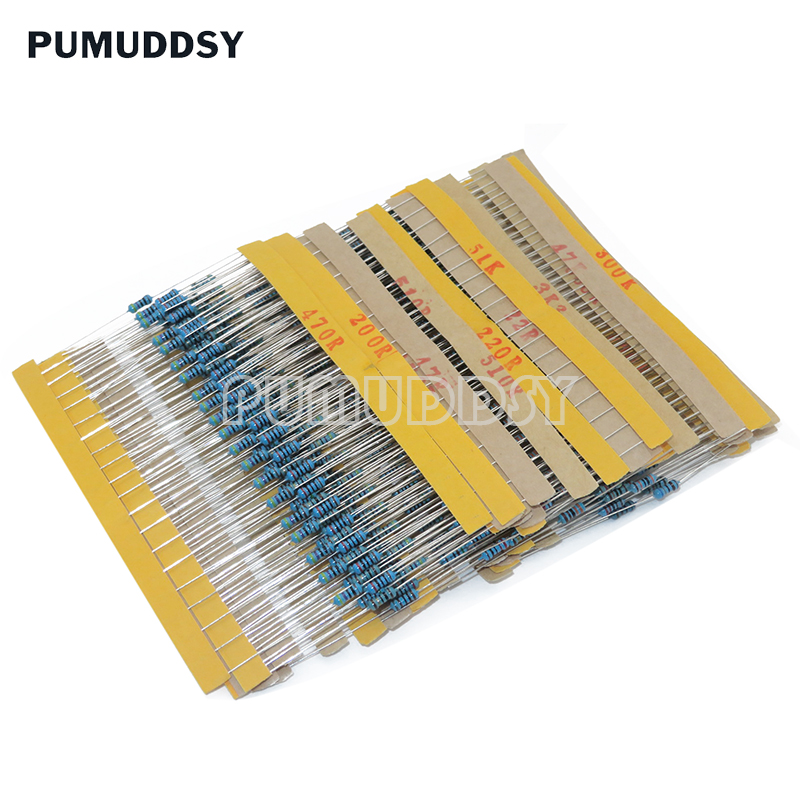 600 unids/set 30 tipos 1/4W re - Resistor Kit 1 4W reseña y precio